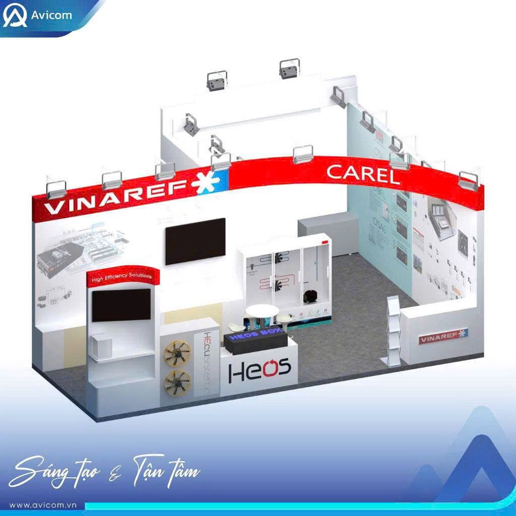 Thi công gian hàng hội chợ triển lãm ngành thủy sản tại SECC do Avicom thực hiện